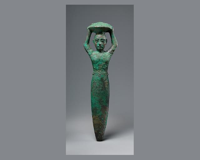 Foundation figure of king Shulgi of Ur, carrying a basket