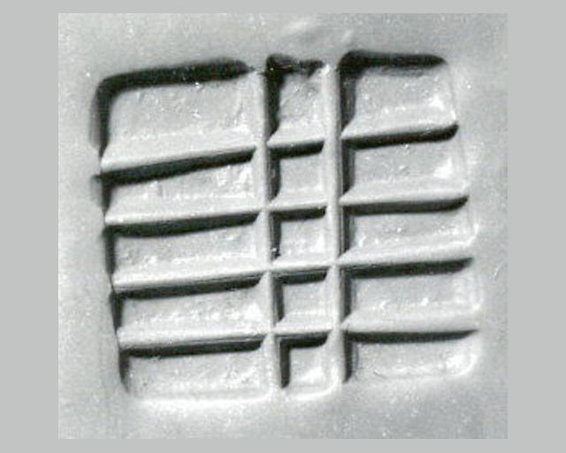 Loop-handled rectangular stamping device